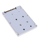 Mini SATA mSATA SSD to 2.5inch SATA Hard Disk Enclosure Adapter Card White