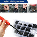 435 Pcs Car Retainer Clips & Plastic Fasteners Kit - 19 Most Popular Sizes