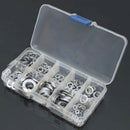 Durable 260Pcs Wear-Resistant Stainless Steel Washer Spring Pad Classifi ACC
