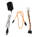 USB 2.0 Converter for IDE / SATA 2.5 + 3.5 + 5.25 Adapter D1P6