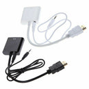 1080P Micro-HDMI/Mini HDMI/HDMI to VGA Converter Adapter With Audio Video C