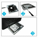 9.5mm SATA 2nd HDD SSD Hard Drive Caddy Universal CD/DVD-ROM Optical Bay Adapter