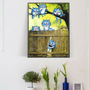5D DIY Full Drill Diamond Painting Cats Cross Stitch Embroidery Mosaic Kit A