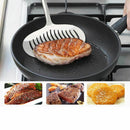 Stainless Steel Steak Meat Spatula Shovel With Long Handle Kitchen Cooking  I7N6