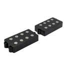 Pack of 2 Black 4 String Bass Humbucker Pickups Musical Instruments Parts DIY