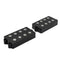 Pack of 2 Black 4 String Bass Humbucker Pickups Musical Instruments Parts DIY