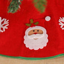 60cm Christmas Tree Apron Non-woven Xmas Tree Skirt Carpet Party Ornaments A