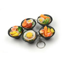 Ramen Lanyard  Design Simulation Food Keychain Noodles Vegetables Kids Toys OZ