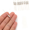 10pcs Ceramic Tube Fuse Axial Leads 3.6*10mm 5A Slow Blow 250V JR