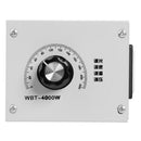220V 4000W Variable Voltage Controller Fan Speed Motor Temperature Dimmer