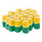 50 Pieces Opaque Blank Dice D6 for D&D RPG MTG Party Games Yellow + Green