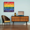5D DIY Full Drill Diamond Painting Color Geometric Cross Stitch Embroidery