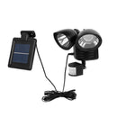 22 Led Dual Security Detector Solar Spot Light Motion Sensor Outdoor Floodl D9F5
