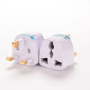 Universal Travel Adapter AU US EU to UK 3 Pin AC Power Plug Adaptor Connector BX