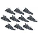 modified car decoration tail black tip shark fins spoiler wing for vehicalsã€ME
