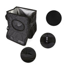 Car Trash Can with Lid Multi-Function Outdoor Trash Can Hanging Storage Bag L4F3