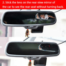 Universal 4x Car Rear View Side Door long Strip Blind Spot Wide Angle Mirror