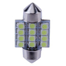 11pcs T10 3030 SMD LED Car Interior Reading Light License Plate Lamp Bulbs