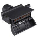 12V Trailer Socket Plug 7 Pin Flat Male+7 Pin Plug Flat Female For Rv Truck Q8B2