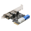 Desktop PCI-E to USB 3.0 Expansion Card With Interface USB 3.0 Dual Ports 2