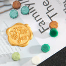 100pcs Retro Sealing Wax Grain Octagon Fire Painting Pill Stamping Envelope