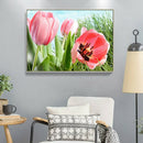 Flower 5D DIY Full Round Drill Diamond Painting Mosaic Canvas Beadwork Kits