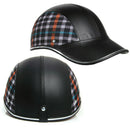 Half Helmet Black Flat DOT Approved For Motorcycle Cruisers, Choppers