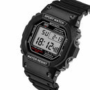 Sanda Watch Men'S Style Waterproof Sports Watch Digital Watch Black And Whi L2I8