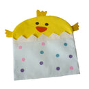 2Pcs Decorative Chair Back Cover Slipcovers 20x27inch for Easter Banquet
