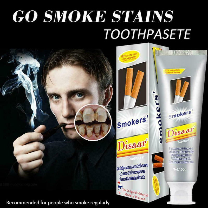 Smoke Stains Toothpaste Odor Removal Oral Problem After 100g Cigateres New C1S8