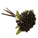 1 Bush Artificial Berries Blueberries Plant Floral Flower Centerpiece Blue
