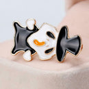 Brooch for Unisex Alloy Halloween Ornaments Ghost Shape Personality Pins Bu