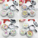 Mini Pocket Portable Round Cigarette Ashtray Keychain Gifts Steel Hot Stain J3I6
