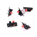 5x 2 Positions Push in Jack Spring Load Audio Speaker Terminal Panel Connecto Hn