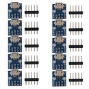 10 pcs mini USB Turn Dip Interface Seat 5V Power Supply Converter Board H1Y1
