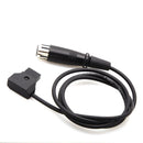 2-Pin D-Tap to 4-Pin XLR for Power Supply Battery Magic Pocket Camera