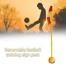 Detachable Soccer Football Corner Pole & Flag Post Base Set Foldable Home R4P0