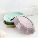 Bathroom Soap Dish Box Simple Design Double Layer Soap Sponge Dish Holder P Y7O8