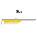 2pcs Fine Tooth Highlighting Foiling Comb Pin Tail Combs Hair Coloring Pink