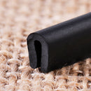 20ft Soft Flexible Door Glass Rubber Weatherstrip U Channel Seal Belt Edge Trim