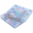Prewound Thread Bobbins with Bobbin Box for Brother/ Babylock/ Janome/ Elna J1K3