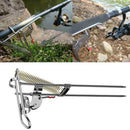 Double Spring Fishing Rod Holder Lengthened Automatic Adjustable Tackle-Bracket