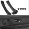 2pcs Right Side Inner Front Door Panel Pull Trim+Cover for  E90 E91 (Black)