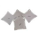 4PCS Durable Metal Guitar Parts Notched Radius Gauge Fretboard Measuring Tool
