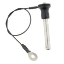 3x Quick Release Ball Lock Pins Push Button Ball Quick Shank Release 40mm