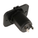 Socket Charger, 12V Power Outlet Cigarette Lighter Socket, Triple Function Panel