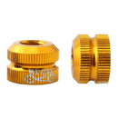 Bike Vacuum Tire Law Mouth Nut Bicycle Tire Inner Tube Valve Caps Yellow