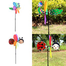 2pcs Vivid Colors Animal Portable Windmill Indoor Outdoor Landscape Creative