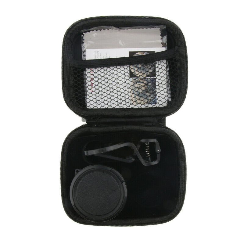 Cell Phone Lens Kit, 0.45X Super Wide Angle + 15X Macro Lens, 4K HD Lens for