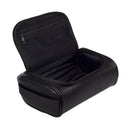 Men Waterproof PU Leather Pouch Wash Storage Makeup Bag Travel With Carry Handle